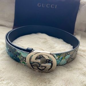 Gucci Limited Floral Belt